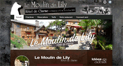 Desktop Screenshot of lemoulindelily.com